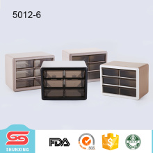 shunxing nuevo producto organizador de almacenaje multiuso cajón con 6 rejilla
